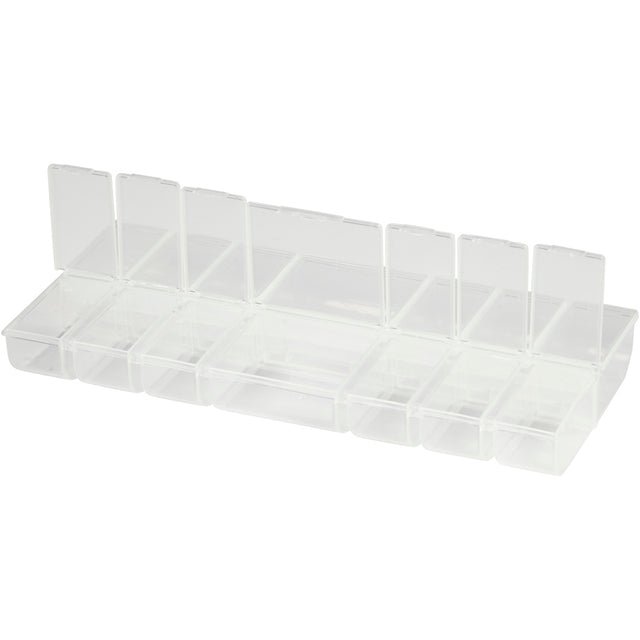 Creativ company plastic opslagdoos 24x11 cm 14 vakken