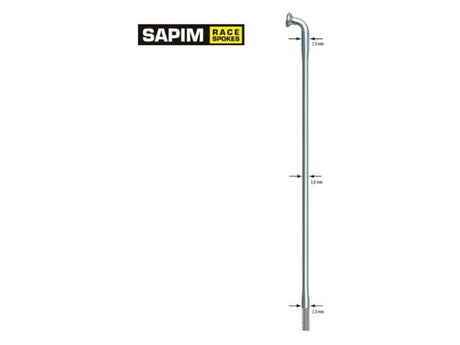 Sapim spaak race 14x256 zwart werkplaats (100)