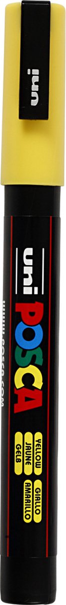Posca verfstift pc3m f geel