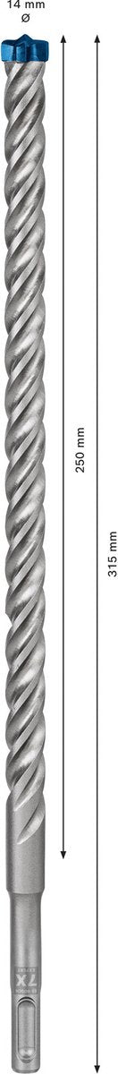 Bosch 2608900122 expert hamerboor sds plus-7x 14x250x315mm