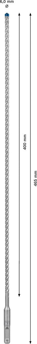Bosch expert serie - sds plus boor - 6mm - 400mm - voor gewapend beton
