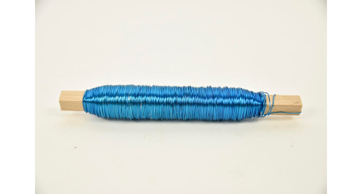 Klosje draad d en d gekleurd blauw
