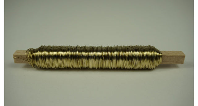 Klosje draad d en d gekleurd goud