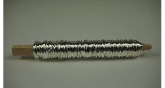 Klosje draad d en d gekleurd zilver