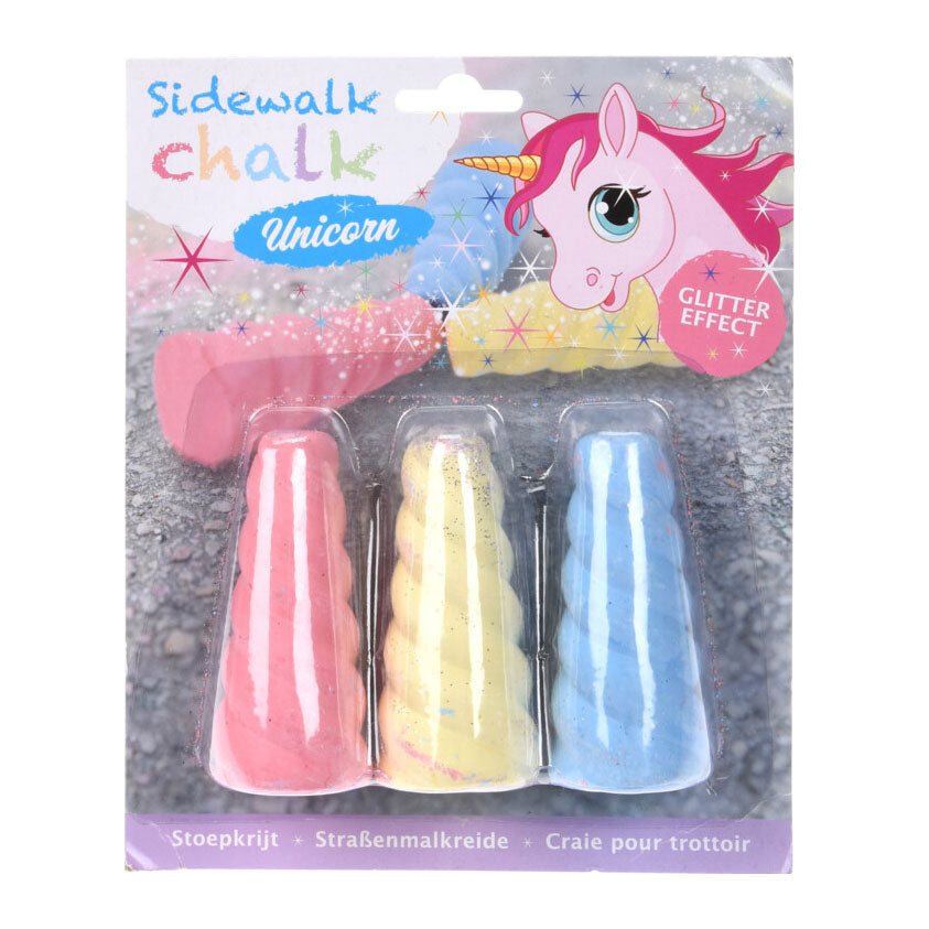 fortauet Chalk Glitter Unicorn, 3. plass.