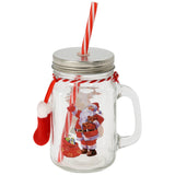 Dricka glas jul med handtag 450 ml, 12: e.