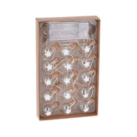 Koopman draadslinger met 15 kerstballetjes led warm white
