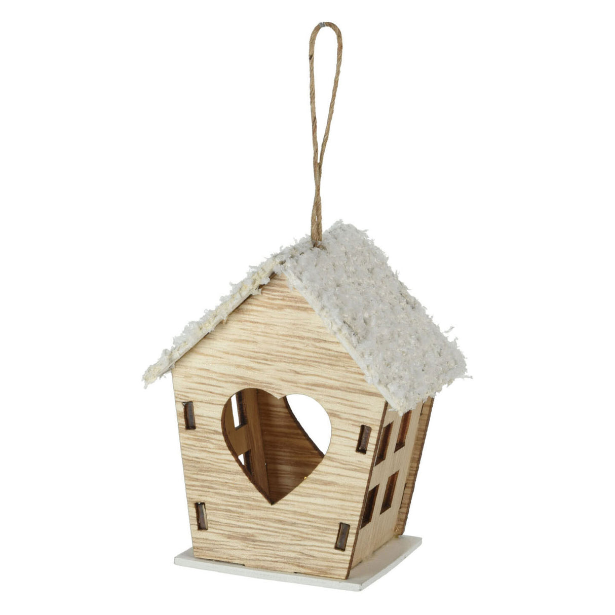 Wooden Christmas Hanger House med LED