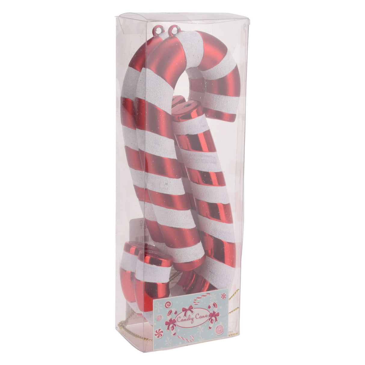 Julependel Candystick Red 17 cm, 4st.