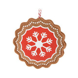 Christmas hangers felt traditional, set of 24