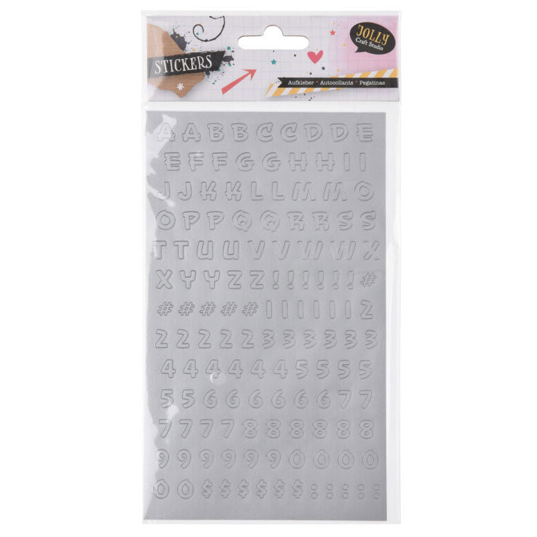 Stickers cijfers en letters