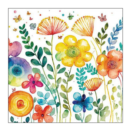 Ambiente servet 33 vibrant spring white