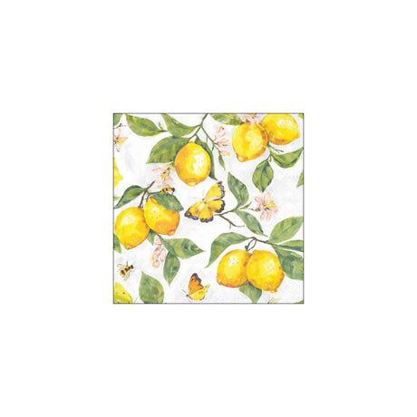 Ambiente servetten 25cm fresh lemons wit fsc mix