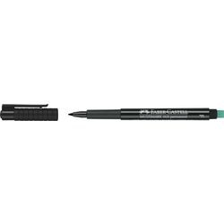 Overheadmarker faber-castell zwart permanent 10 stuks