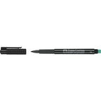 Overheadmarker faber-castell zwart permanent 10 stuks