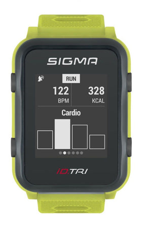 Sigma id.tri neon green basic zs harts gps acti ant+ ble + sensorset
