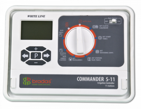 Bradas elektronische irrigatieregelaar 11 witte sectie line