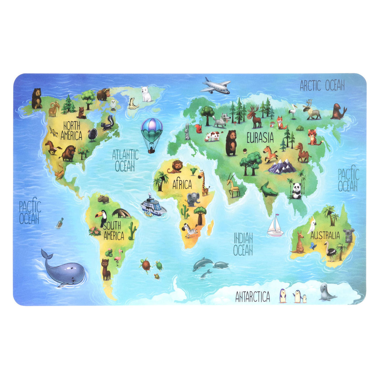 Placemat theme, set of 12