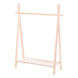 Houten kledingrek voor kinderen