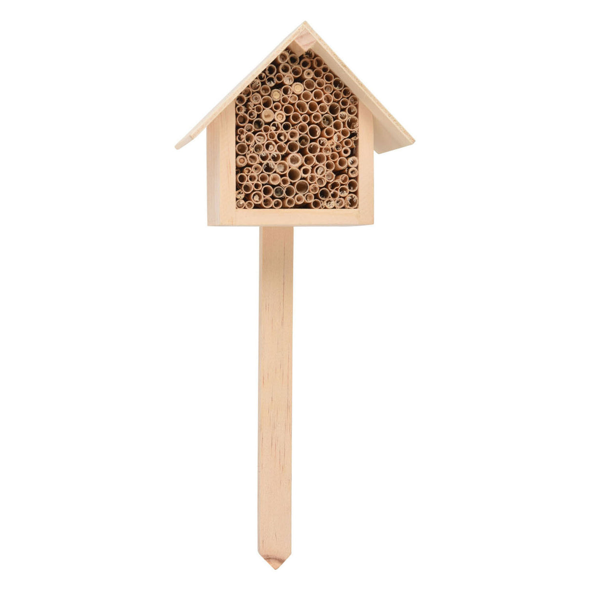 insectenhotel hout op stok