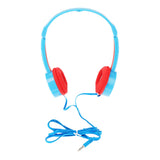 Headphones with microphone blue