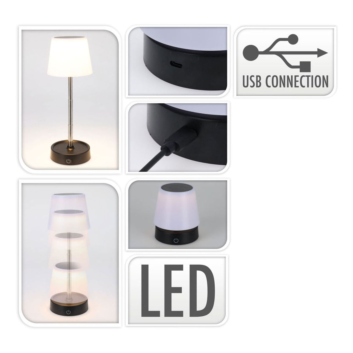 Lampe de table bouisable