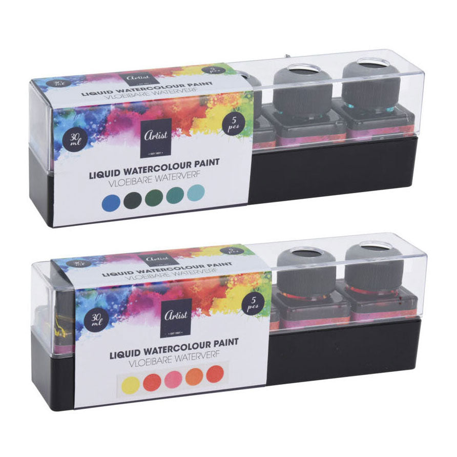 Watercolor 30ml, set of 5