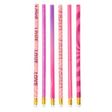 Gray HB Pencils Pink, 6st.