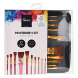 Brushes set for watercolor in storage bag, 10st.