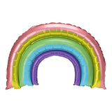 Folieballon regenboog, 60cm