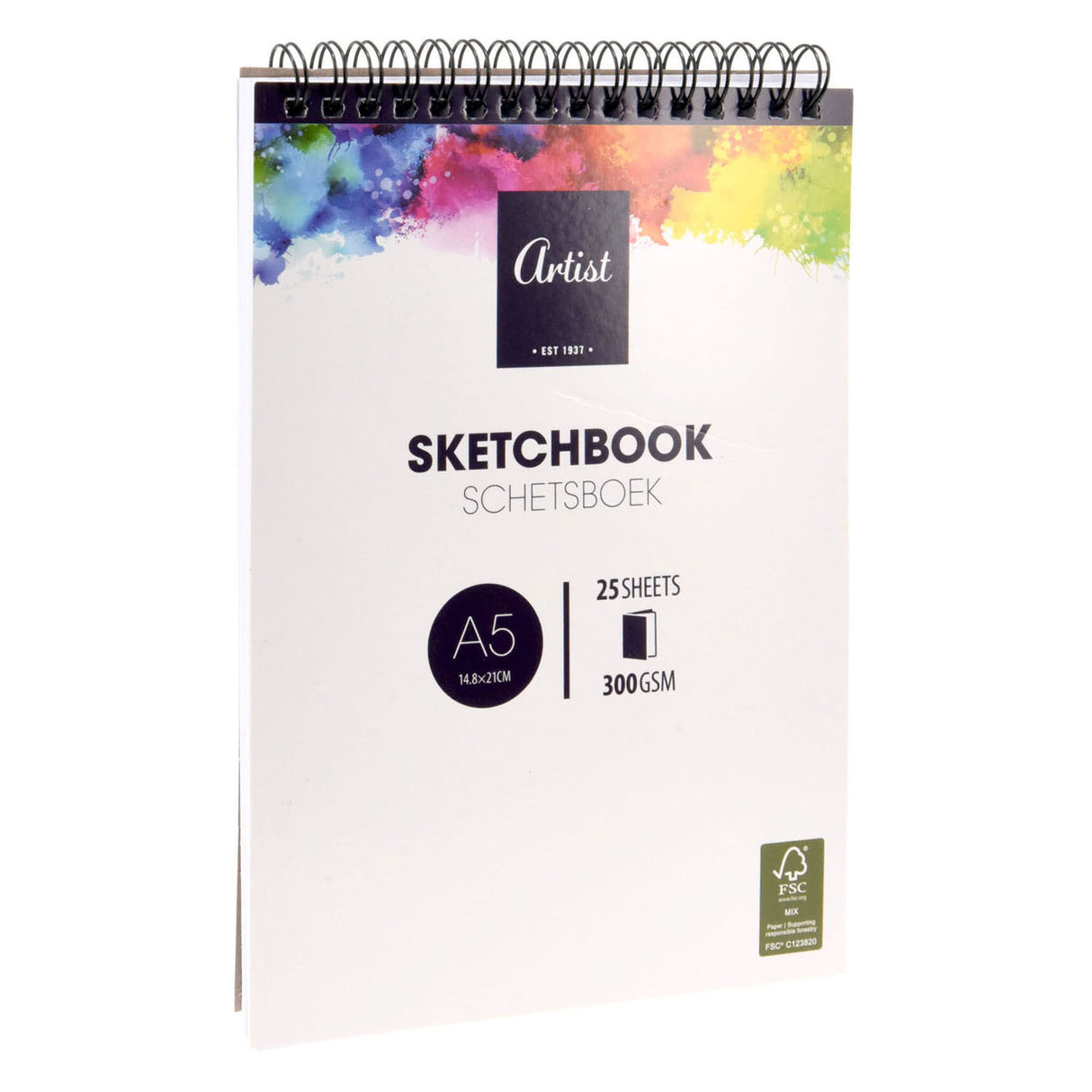 Format de carnet de croquis A5, 25 feuilles