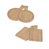 Serving board bamboo, set of 2