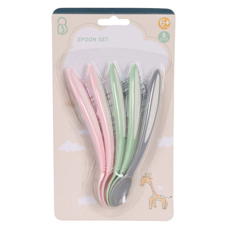 Set babylepels pastel, 5st.