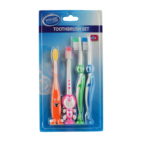 Tandenborstel set, 4st.