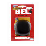 fietsbel ding-dong staal 80 mm zwart