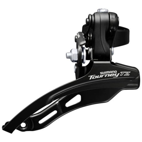 Shimano voorderailleur 6 7-speed tourney tz fd-tz510 down swing - met hoge klem ø31,8 mm - 48t - zwart zilver