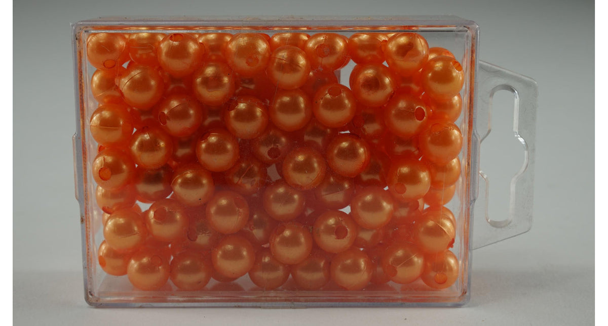 Parels 10 mm oranje 115 stuks