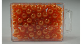 Parels 10 mm oranje 115 stuks