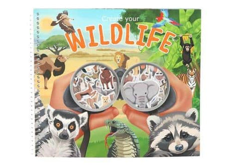 Depesche - create your wild life stickerboek