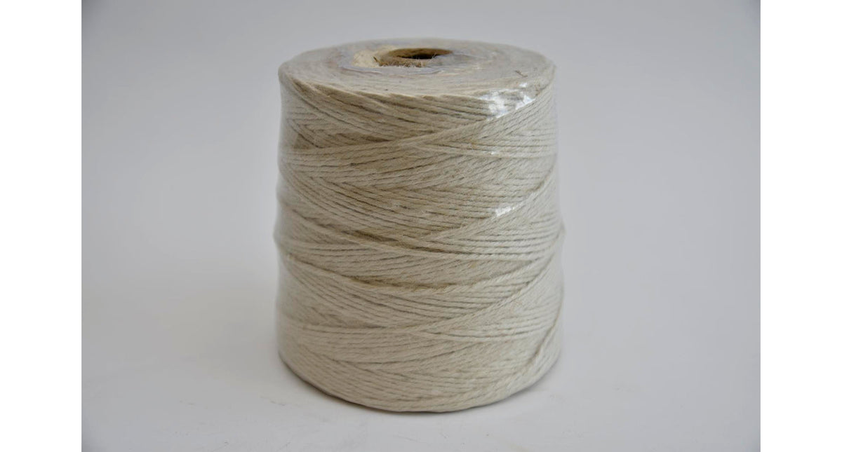 Klos jute touw 1 kilo white