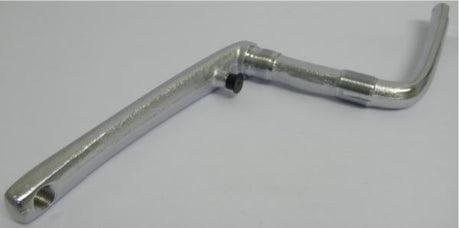 Bmx crank one piece zilver
