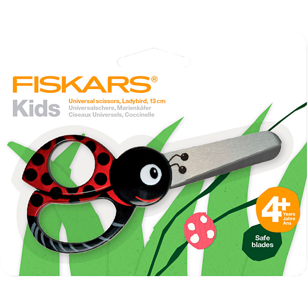 Creativ company http: www.cchobby.nl fiskars-kinderschaar-met-dierenmotief-lieveheersbeestje-l-13-cm-1-stuk