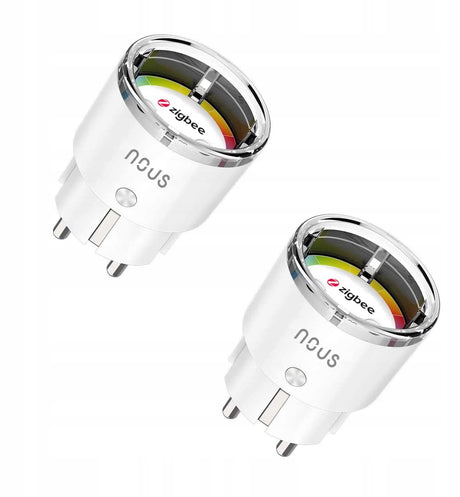 Nous tuya zigbee smart plug 2-pack - tuya of smart life app - vereist zigbee hub - max 2500w