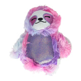 Luiaard knuffel met tie-dye effect