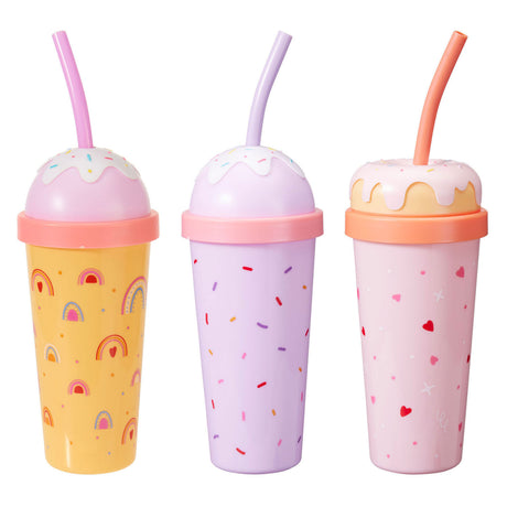 Drinkbeker met rietje