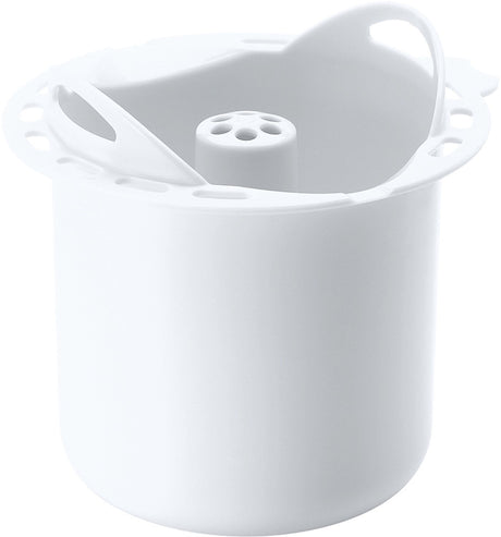 Béaba rijst- en pastakoker voor babycook - accessoire om granen, deegwaren, griesmeel en linzen te stomen - bereid zetmeel en groenten tegelijk - capaciteit van 300 g voor babyporties - past op solo, duo en plus - wit