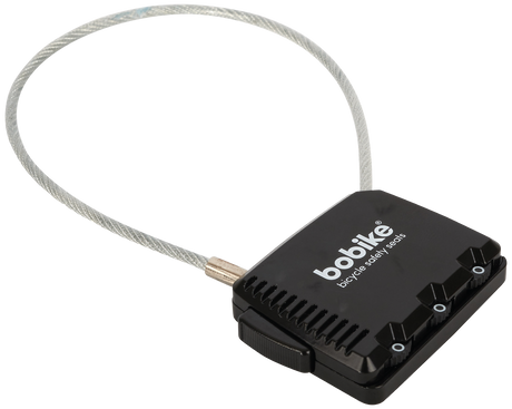 Bobike Mini Combinatieslot - zwart, 20cm