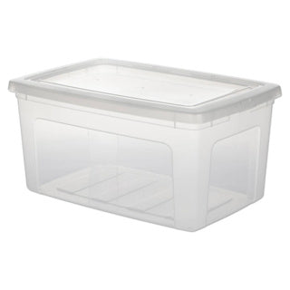 Iris opbergbak 50l 59.5x39.5x29 cm met deksel | 2 stuks