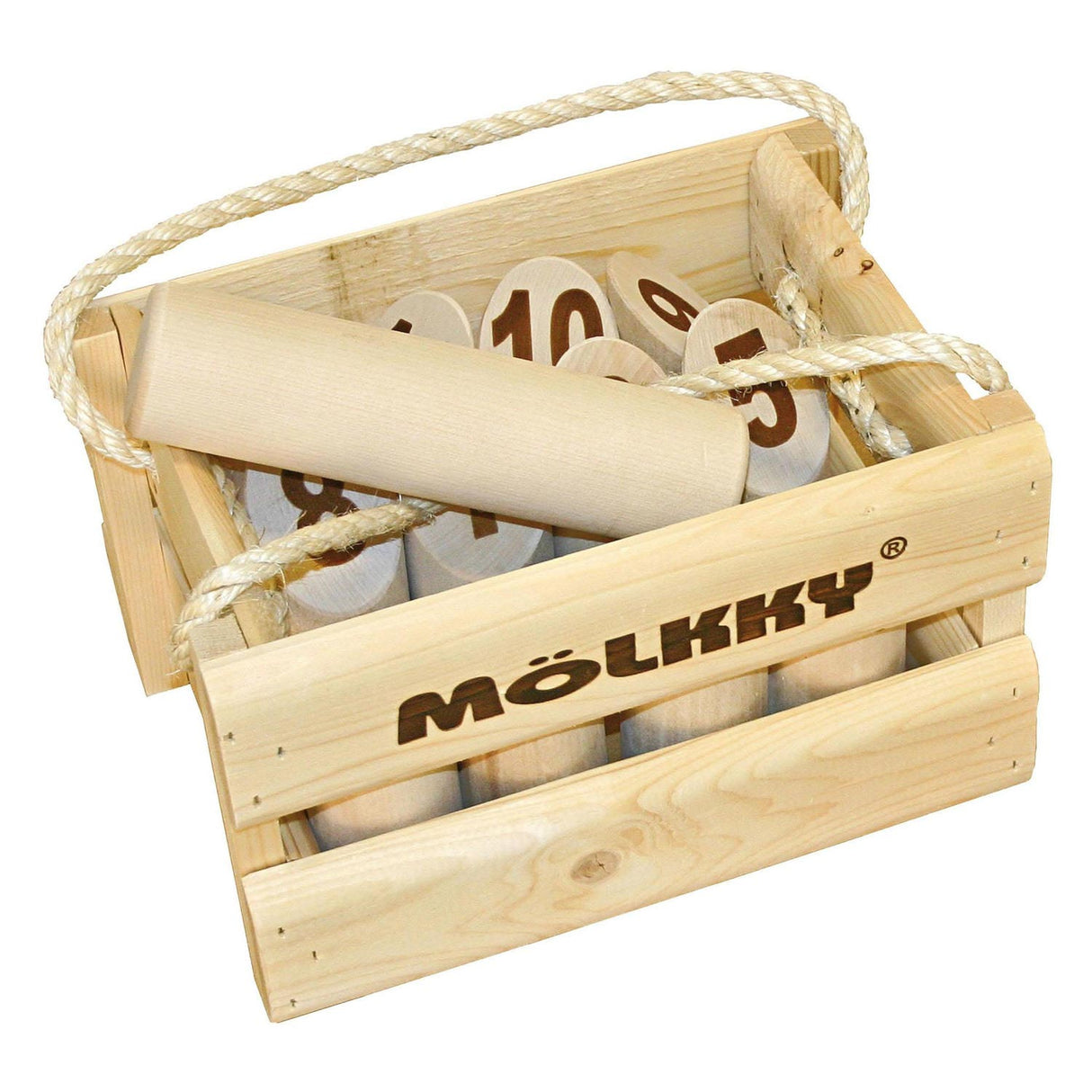 Taktischer Mölkky Original in Aufbewahrungsbox