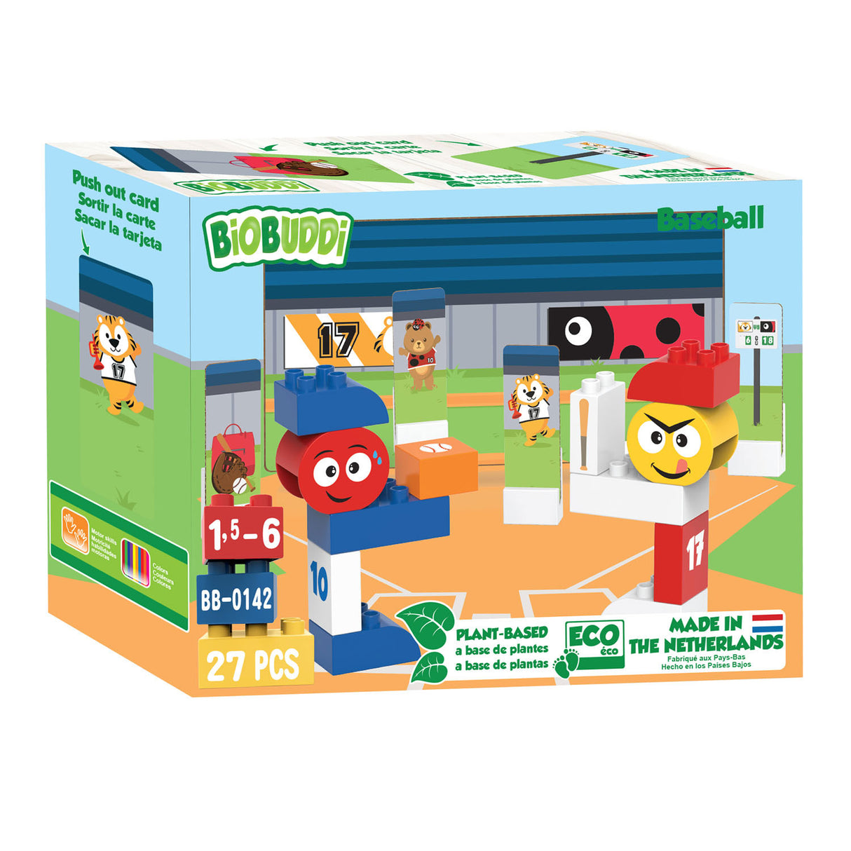 BioBuddi Construction Set Baseball, 27dlg.